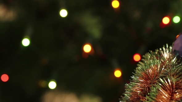 Christmas-tree Tinsel Garland