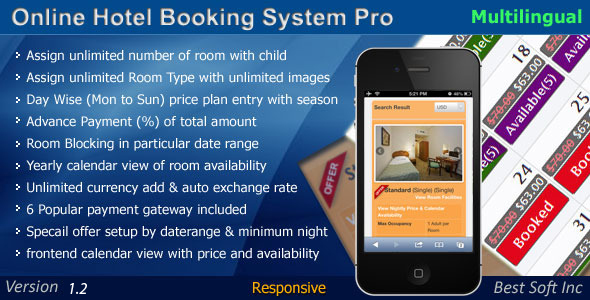 Online Hotel Booking System Pro
