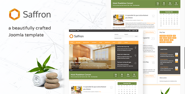 Saffron - Responsive Joomla Business Template