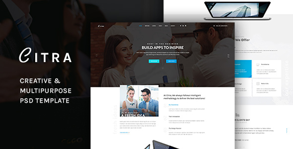CITRA - Business PSD Template
