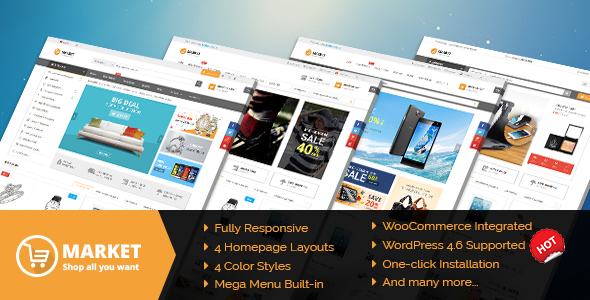 Market - Responsive WooCommerce WordPress Theme