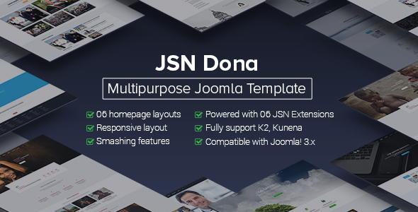JSN Dona - Multipurpose Joomla Template