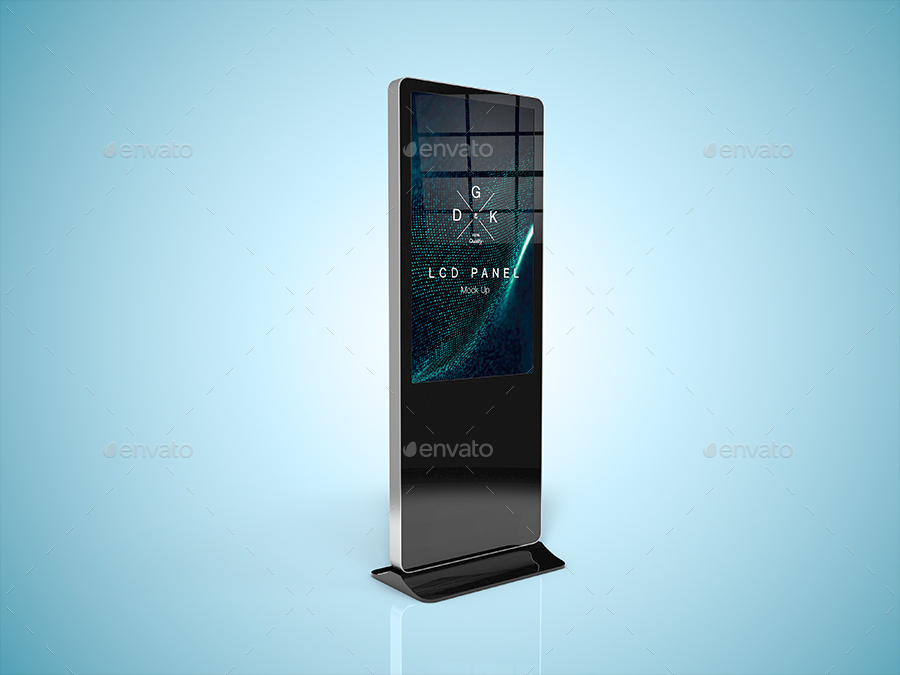 LCD Digital Signage Mockup by Dkgoodart GraphicRiver