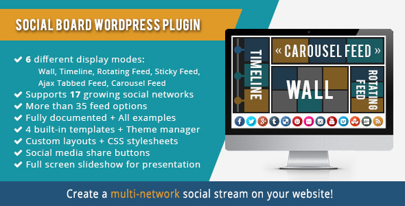 WordPress Social Board