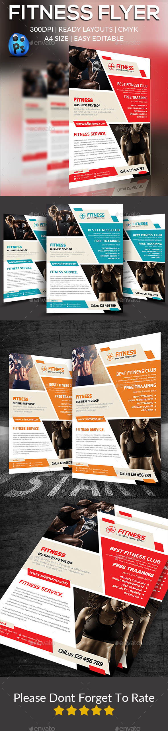 Graphicriver Fitness Flyer 17746989