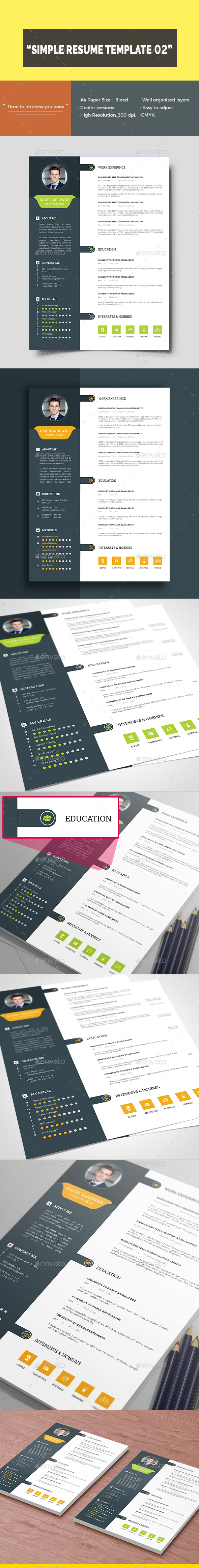 Clean Resume Template 02