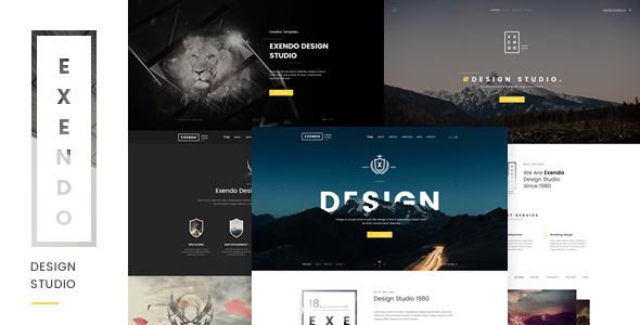 Exendo - Creative PSD Template