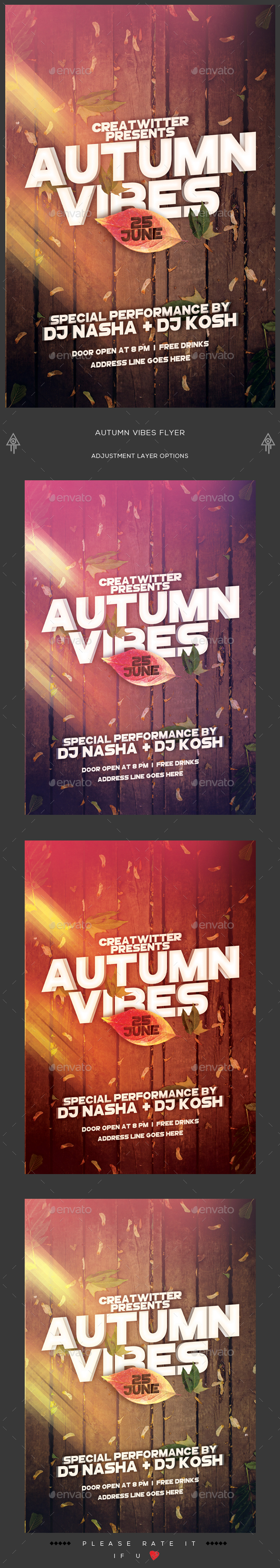 Graphicriver Autumn Vibes Flyer 17771470