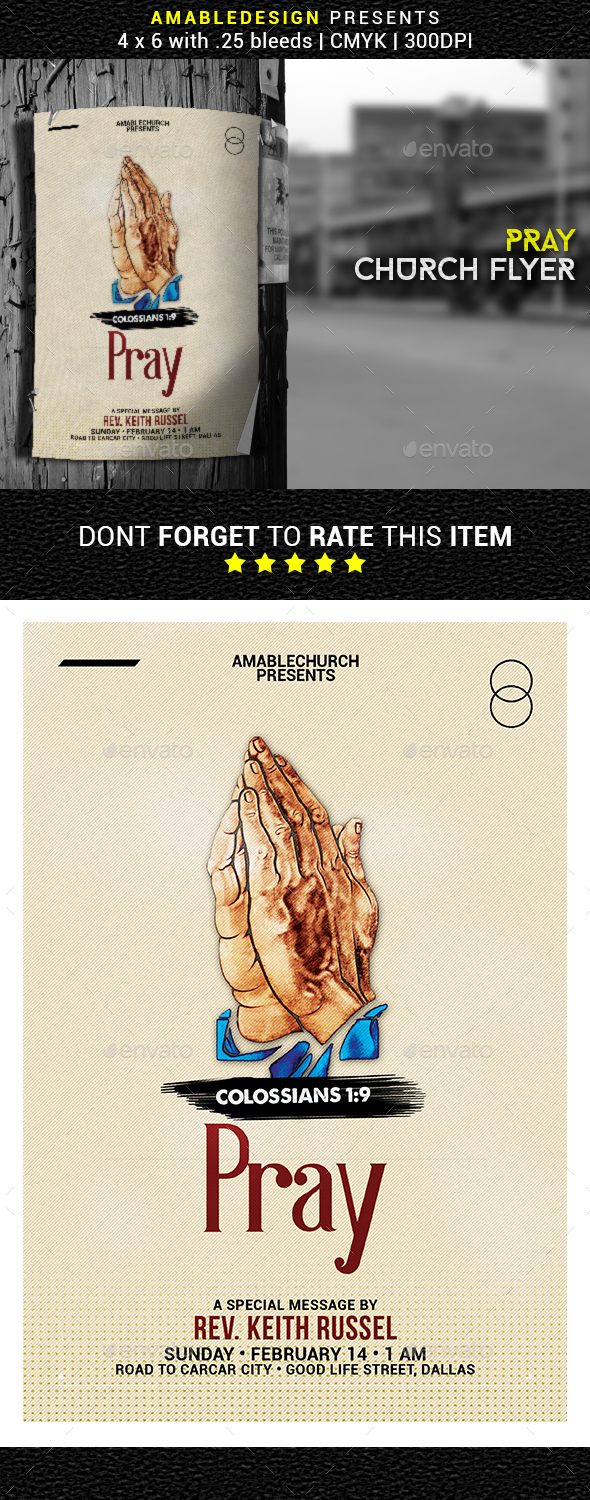 Graphicriver Pray Church Flyer/Poster 17773607
