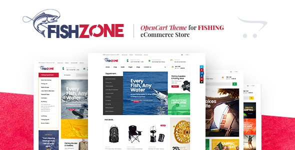 Lexus Fishzone - Multipurposes Opencart theme