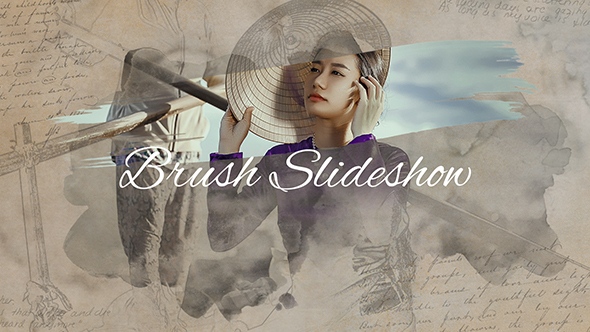 Videohive Brush Parallax Slideshow 17786619
