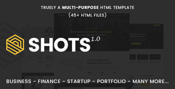 Shots - Responsive Multi-Purpose HTML5 Template