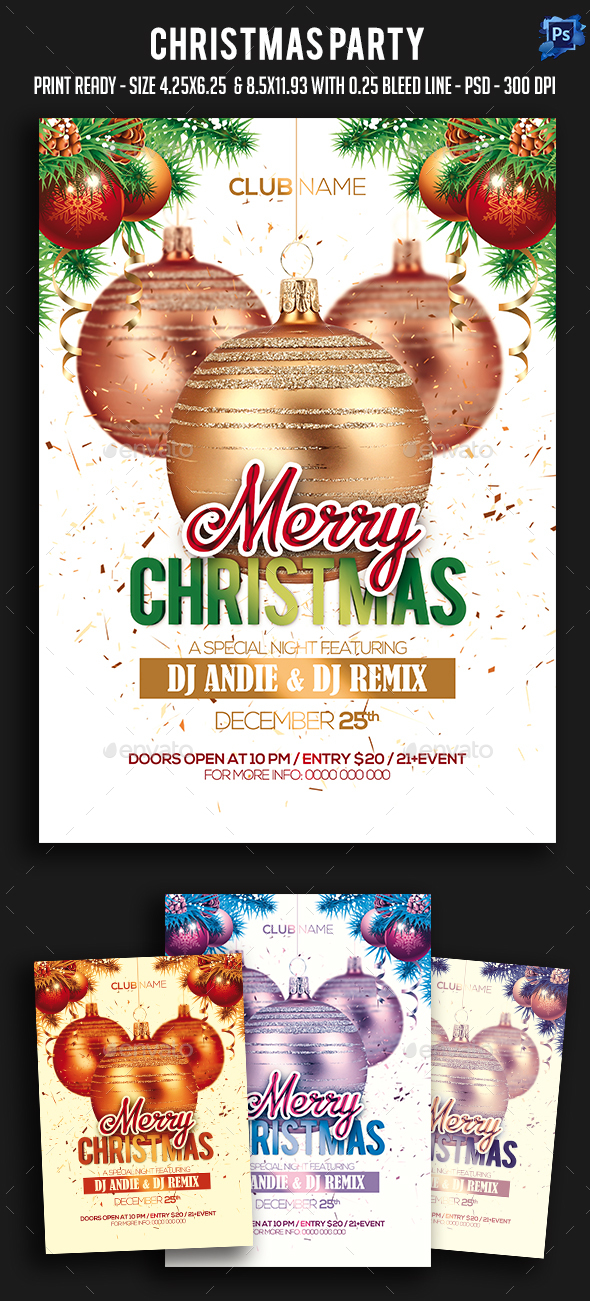 Christmas Party Flyer