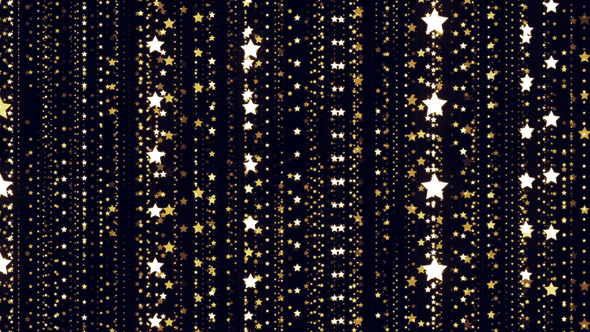 Videohive Moving Through Sparkling Star Particles 17805350