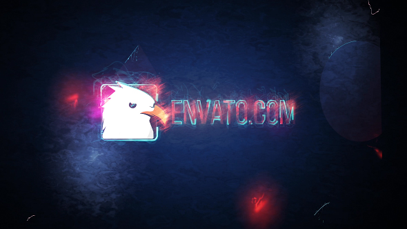 Videohive Logo Light Lines Glitch 17807717