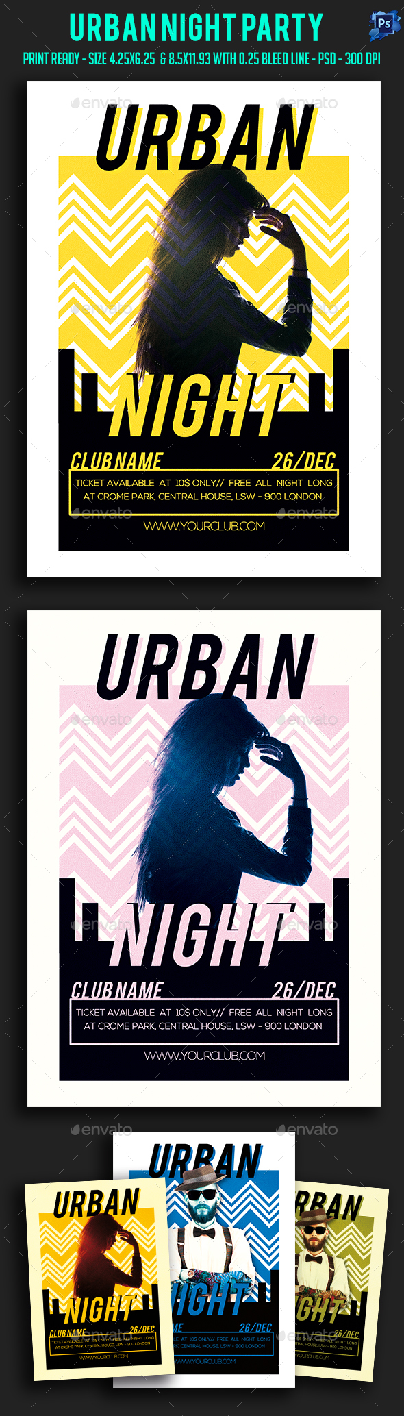 Urban Night Party  Flyer