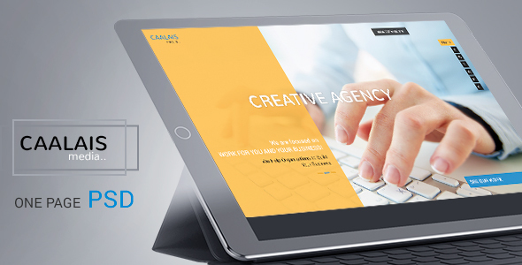 CAALAIS - Digital Agency One Page PSD Template