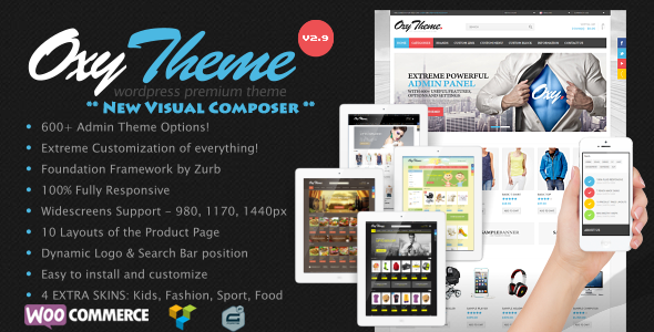 OXY - Multi-Purpose Responsive WooCommerce Theme