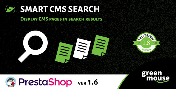 Prestashop Smart CMS Search