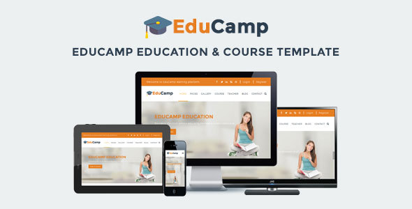 Themeforest EduCamp Education & Course HTML Template 17562930