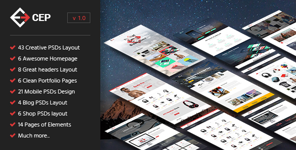 CEP | Creative Multi-Purpose PSD Template