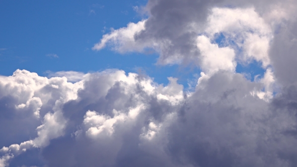 Changing Weather Sky Getting Obscured By Heavy Clouds by moovstock