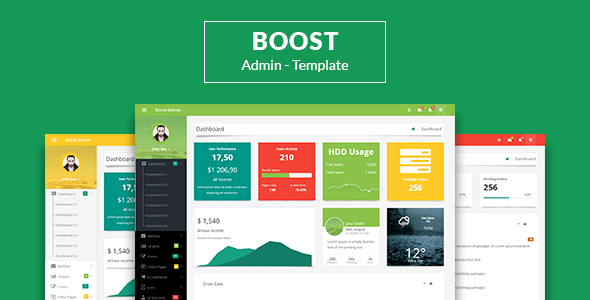 Themeforest Boost - Responsive Bootstrap3 Admin Template 17593552