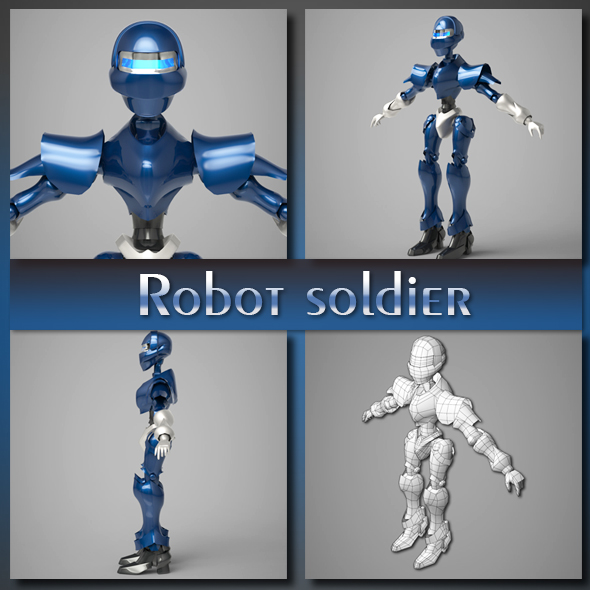 3DOcean Robot soldier 17853979