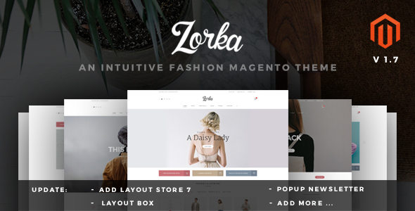 ZORKA – Wonderful Fashion eCommerce Magento Themes
