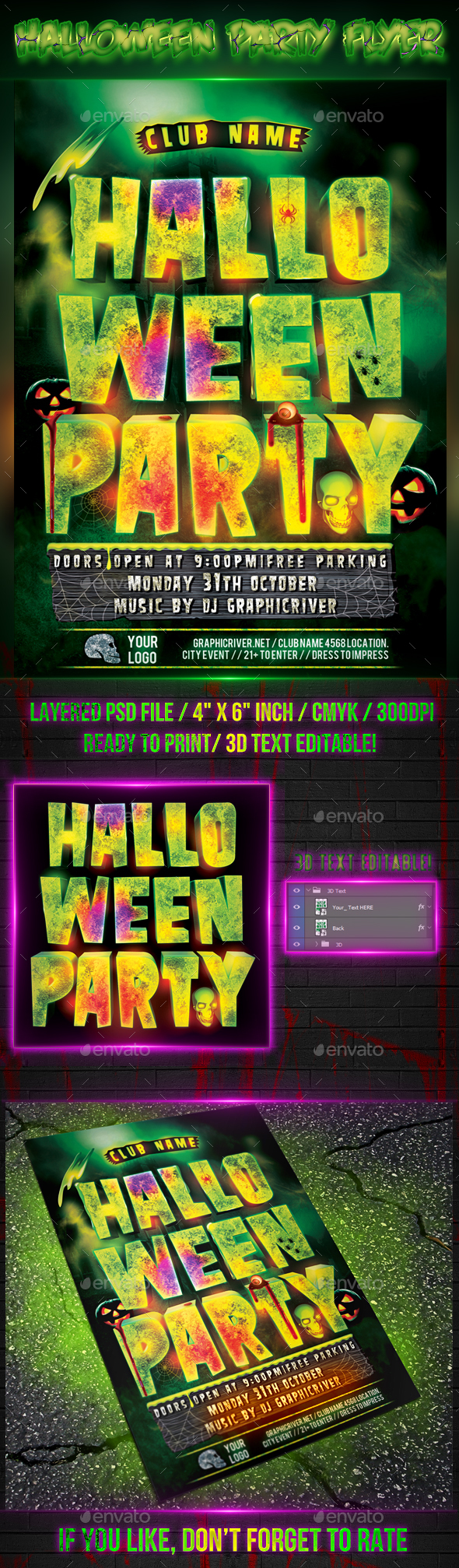 Halloween Party - Flyer Template