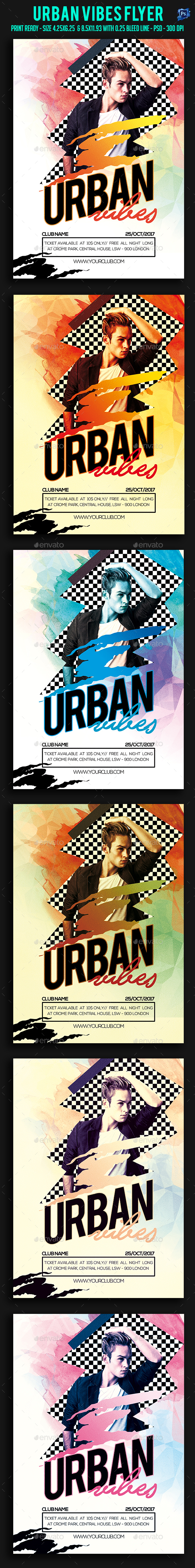 Urban Vibes Party Flyer