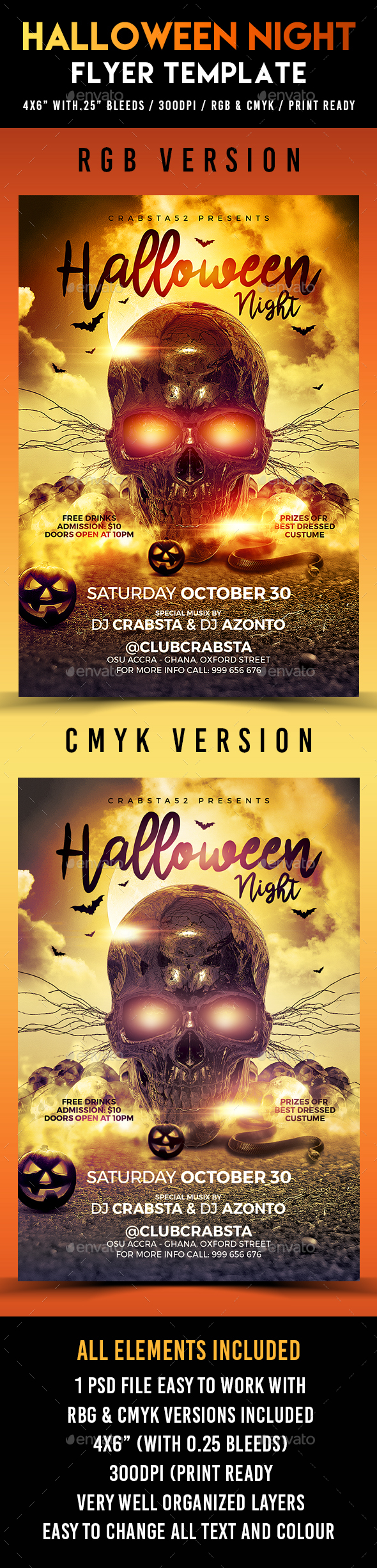 Halloween Night Flyer Template