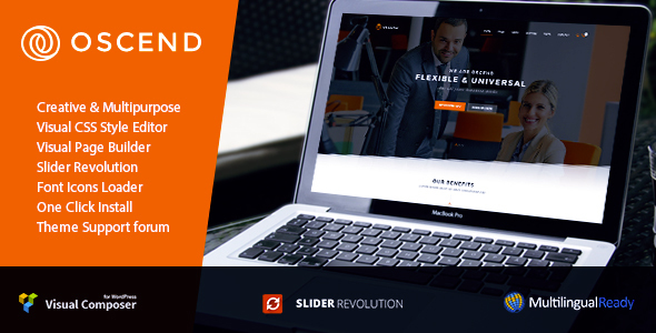 Oscend - Creative Agency WordPress Theme