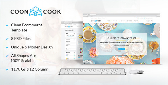 CoonCook - Prestashop Online Store + Blog
