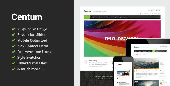 Centum - Responsive HTML Template