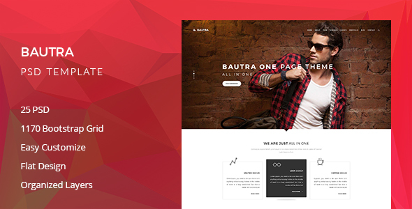 Bautra Multipurpose PSD Template