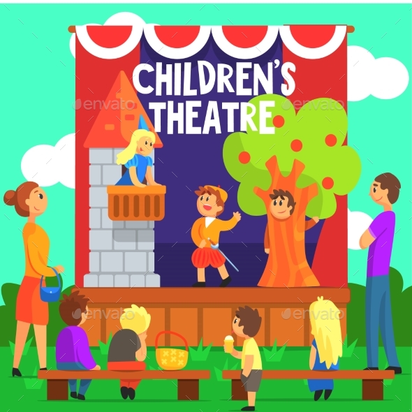 Amateur Children Theatre Performance of Fairy Tale