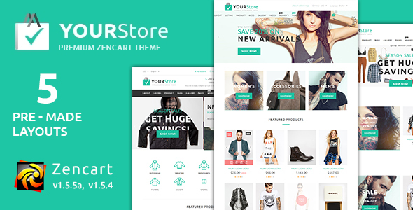 YourStore Premium Zencart Theme