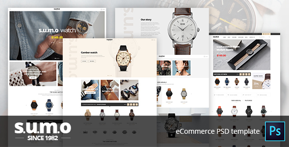Sumo - Escommerce PSD Template