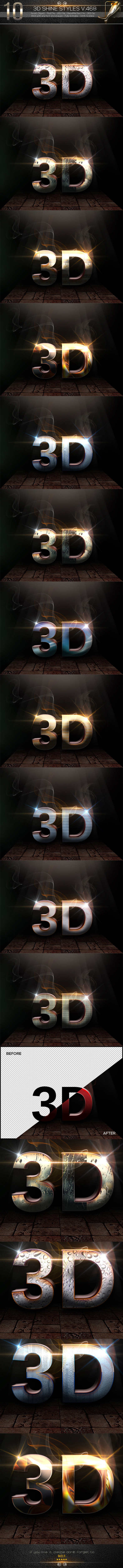 10 3D Text Styles V.46B