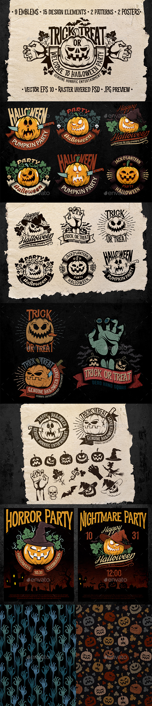 Halloween Logo Pack