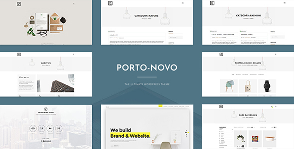 Porto-Novo - Clean Multipurpose Theme for Creative Agency & Designers Shops