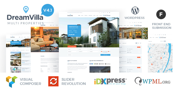 DreamVilla - Real Estate WordPress Theme