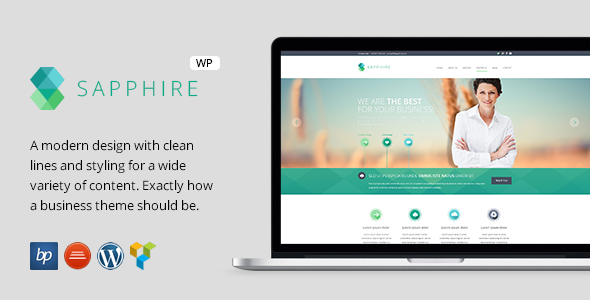 Sapphire - Responsive Business WordPress Theme