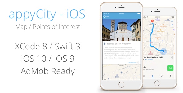 appyCity - iOS City Guide Map App