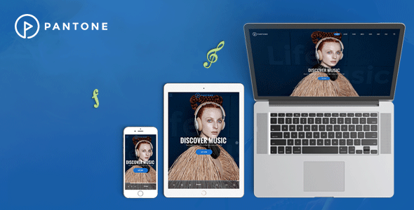 Pantone - Music / Artist / Singers / Bands WordPress Theme