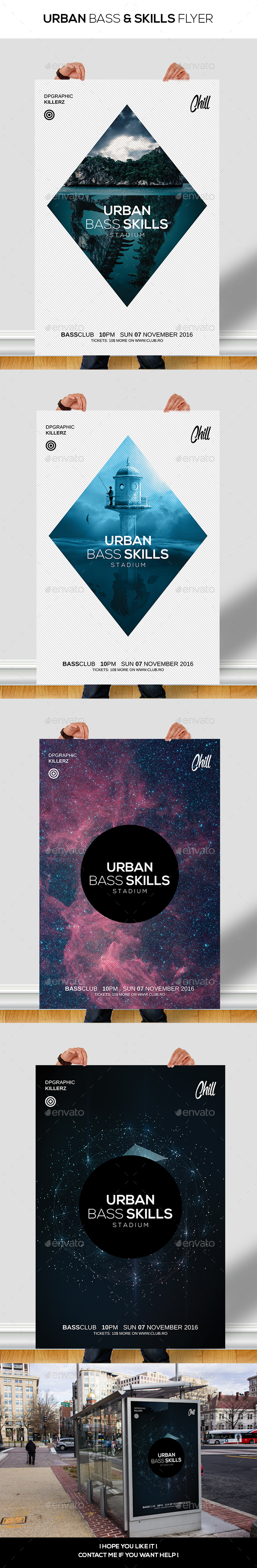 Urban Bass & Skills Flyer / Poster