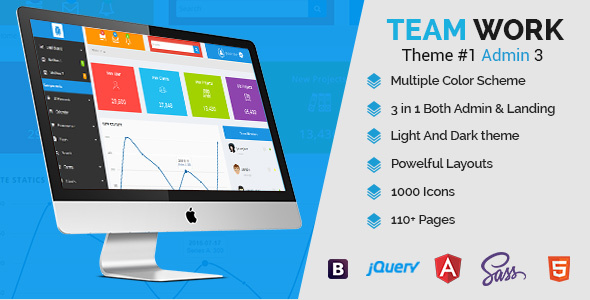 Teamwork - Responsive Angular Admin App