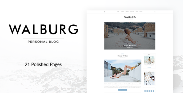 Walburg | Universal Personal Blog Template