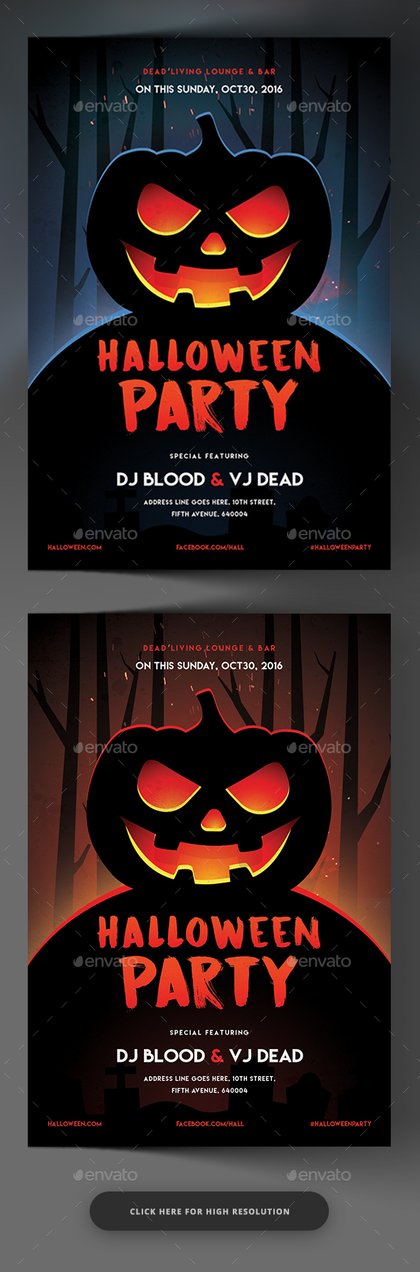 Halloween Party Flyer